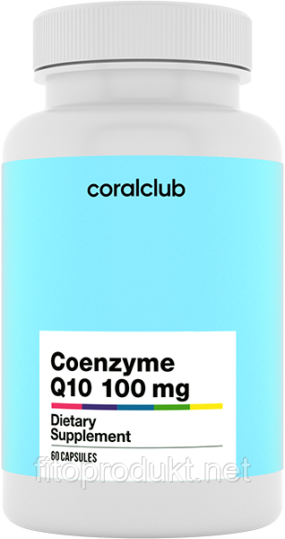 Коензим Q-10 Coenzyme Q-10 джерело енергії організму 60 капс