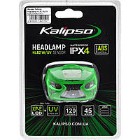 Налобний ліхтар світлодіодний Kalipso Headlamp HLB2 W / UV Sensor NEW2021