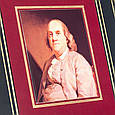 Книга "Спогади" Бенджамін Франклін в шкіряній палітуркі, фото 5
