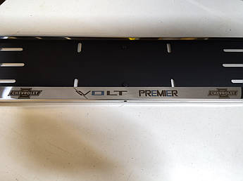 Номерна рамка для авто Chevrolet Volt Premier blue