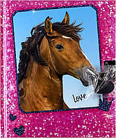 Щоденник для записів на замочку рожевий Horses Dreams (4010070350994)