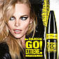 Туш для вій MAYBELLINE Volum` Express Colossal Go Extreme Leather Black Чорна, фото 4