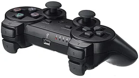 Бездротовий bluetooth джойстик для PS3 black чорний, Геймпад ПС3 з Bluetooth, фото 3