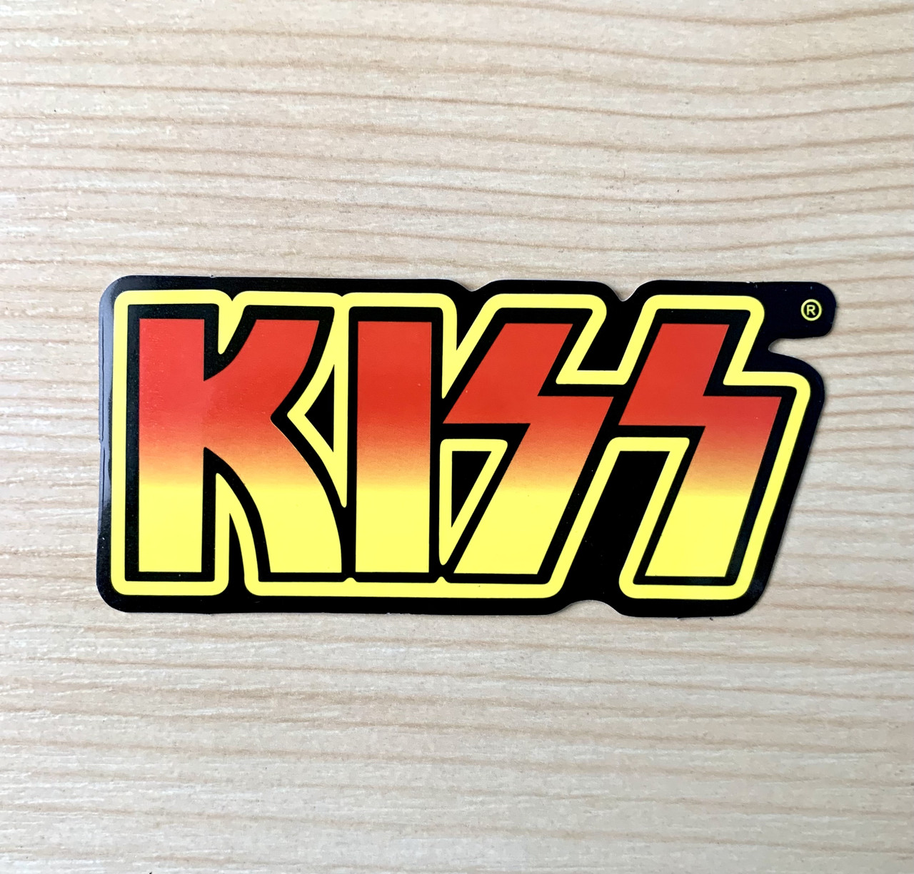Наклейка на гітару KISS