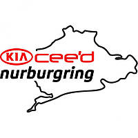 Виниловая наклейка на автомобиль - KIA Ceed Nurburgring | КИА Сид Нюрбургринг