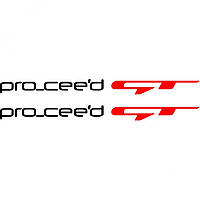 Набір вінілових наклейок на автомобіль - KIA Pro Ceed GT (2 шт.)
