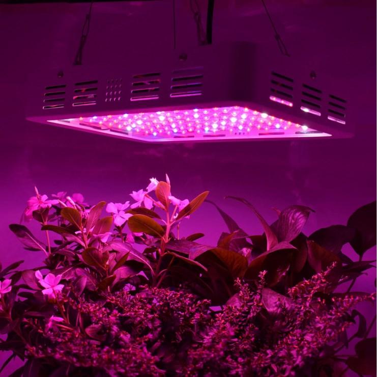 Фитолампа 100Вт полный спектр фитопанель для растений светодиодная LED лампа с охлаждением - фото 1 - id-p419224303