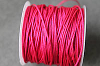 Нейлоновый шнур (для браслетов шамбала), диаметр 1 мм, 1 м, цвет - малиновый
