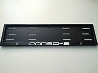 Номерная рамка для авто Porsche black