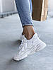 Кросівки жіночі Adidas Ozweego White Взуття Адідас Озвиго білі шкіряні весна-літо, фото 8