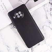 Тонкий матовый чехол бампер для Xiaomi Mi 10t lite черный силиконовый