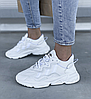 Кросівки жіночі Adidas Ozweego White Взуття Адідас Озвиго білі шкіряні весна-літо, фото 2