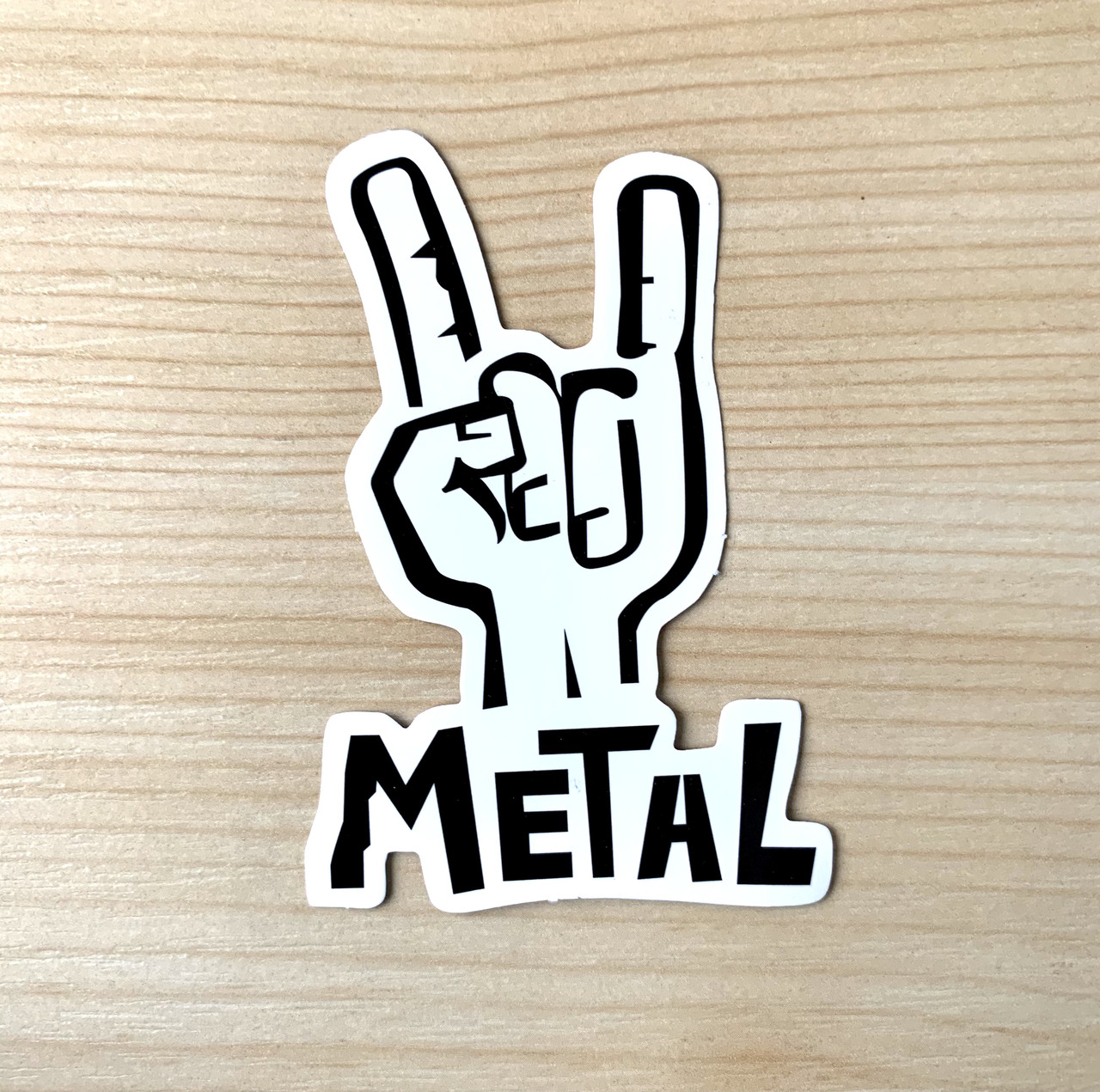 Наклейка на гітару Metal, фото 1