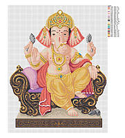 Схема повної вишивки бісером Рб-2-556 Індійський слон Ганеша