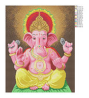 Схема повної вишивки бісером Рб-2-557 Слон Ганеша (темний фон)