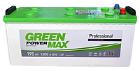 Аккумулятор GREEN POWER MAX 195А боковая(+/-) (1300EN) (д513*ш223*в195)