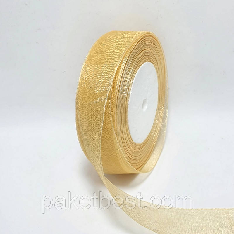 Стрічка з органзи 2,5 см/46м