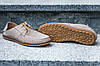 Світлі чоловічі мокасини на шнурівці 42 розмір, фото 5