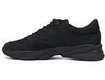 Кросівки чоловічі літні сітка нубук дихаюча взуття великих розмірів Rosso Avangard ReBaKa PerfNub SE Black BS, фото 3