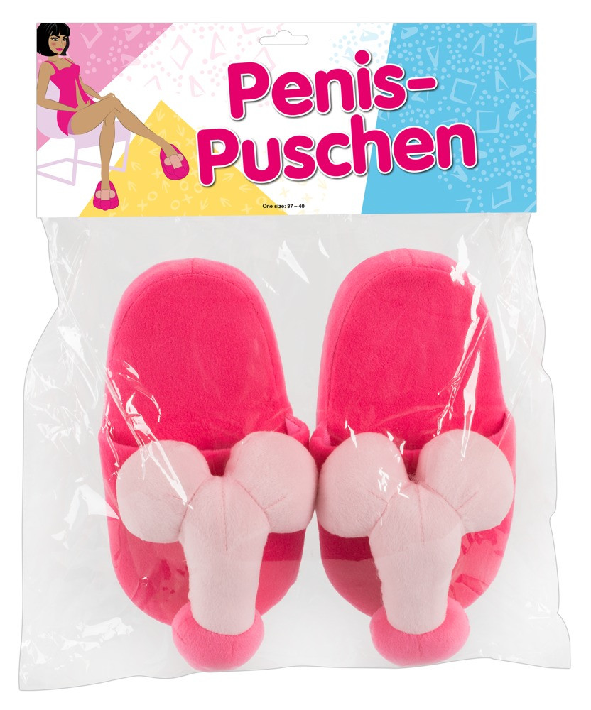 Тапочки - House Slippers Penis Pink