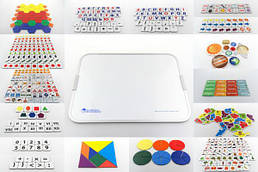 Набір дидактичного матеріалу на основі магнітів (понад 1000 елементів)