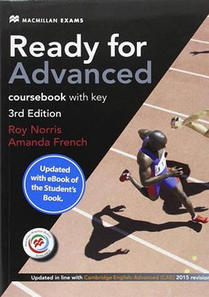 Ready for Advanced 3rd Edition Coursebook with key and eBook Pack, фото 1