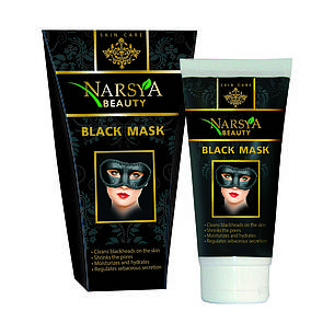 Чорна маска-плівка для очищення пір шкіри обличчя Narsya beauty від Arsy Cosmetics 100 мл, фото 2