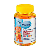 Мультивитаминный комплекс для детей Mivolis Multivitamin-Bärchen Für Kinder 60 шт