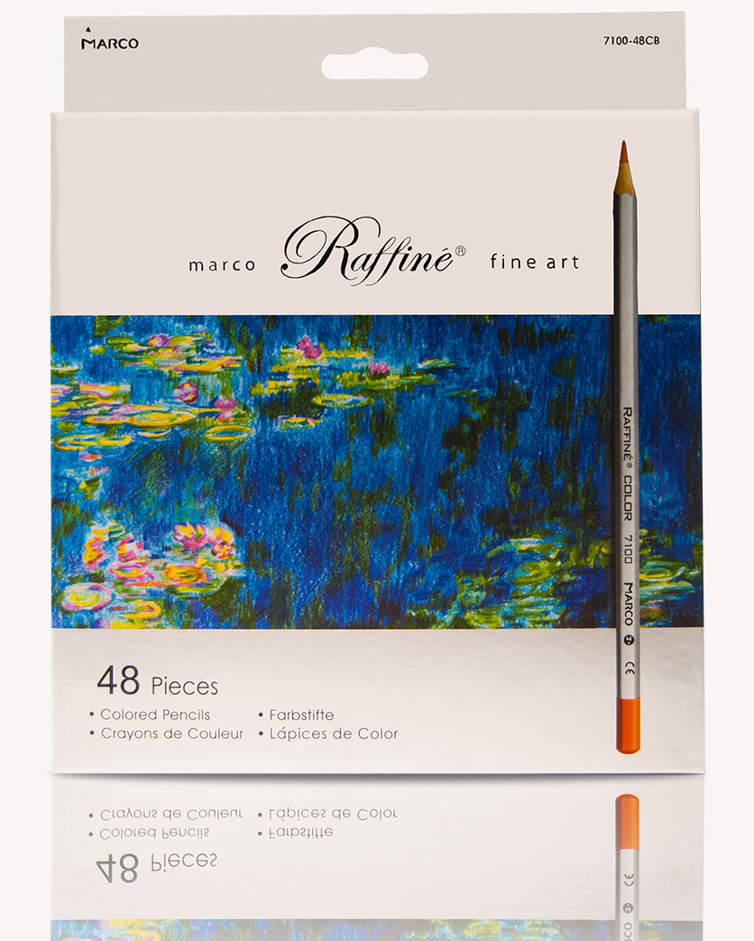 Набір кольорових олівців Marco Raffine 7100/48CB 48 кольорів, фото 1