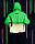Куртка демісезонна чоловіча OGONPUSHKA Yard зелено-рефлективна, фото 7