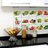 Наклейка на плитку або стіну на кухні Kitchen Sheet, фото 2