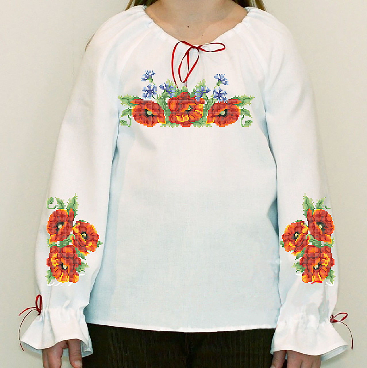 Заготовка вишиванки для дівчинки №001, фото 1