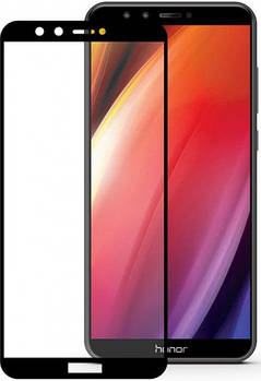 Захисне скло для Huawei Honor 9 Lite чорне