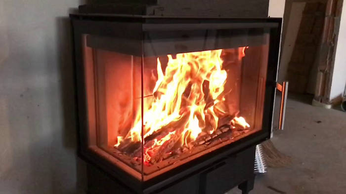 Купить Каминная топка Scan 5003 FL с угловым стеклом, цена 98658 грн ...