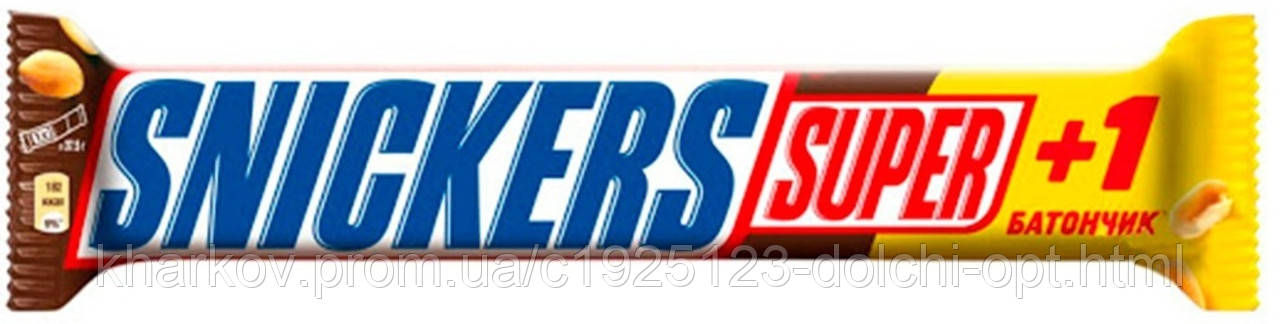 Батончик Snickers Super 2+1 112,5 Гр ( 20 ) — Купить Недорого на Bigl ...