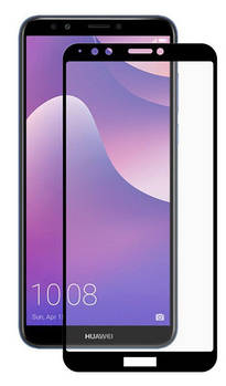 Захисне скло для Huawei Honor 7C чорне