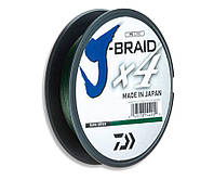 Шнур Daiwa J-Braid X4E Dark Green 270 m 0.13мм Модификации