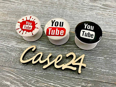 Об'ємний посокет YouTube для телефонів і планшетів (3 різновиди)