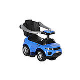 Машинка-каталка Lorelli OFF ROAD+HANDLE (blue), фото 2