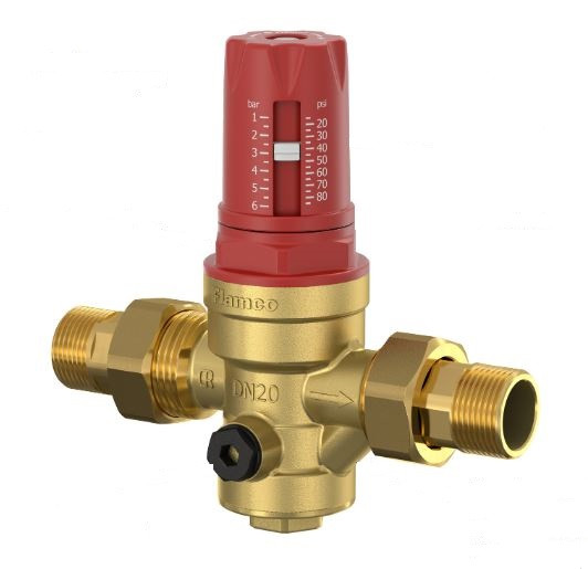 Редуктор тиску Prescore PRV R 1 1/2" (1.0-6.Bar) для гарячої/холодної води Flamco (Нідерланди)