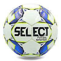 Мяч для футзала №4 SELECT MASTER ST-8147, Бело-синий: Gsport
