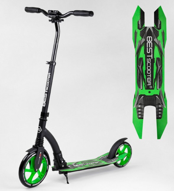 Самокат дитячий двоколісний для хлопчика дівчинки 7 8 9 років Best Scooter 52266