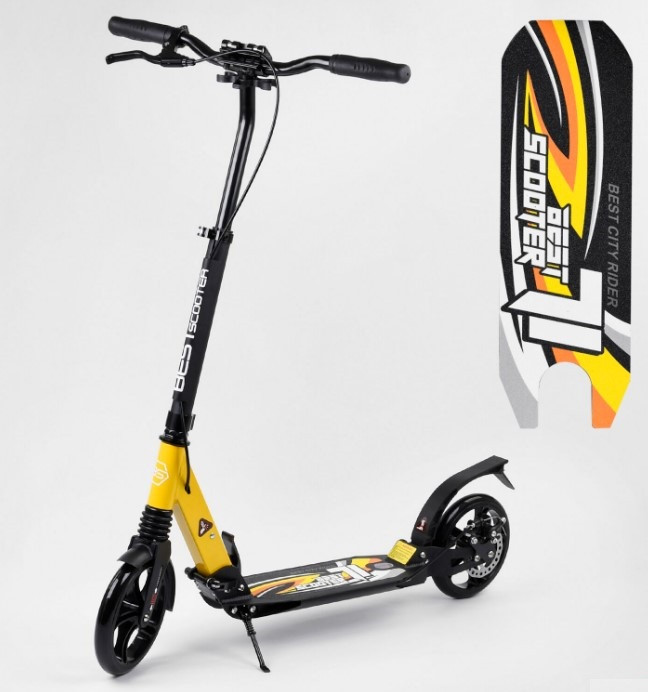 Самокат дитячий двоколісний для хлопчика дівчинки 7 8 9 років Best Scooter 85189