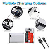 Акумуляторна батарея 2800mAh LP-E6 LP-E6N з портом USB для Canon EOS 5DS 5D Mark II Mark III 6D 7D 60D 60Da 70D 80D ( LP-E6Pro ), фото 4