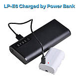 Акумуляторна батарея 2800mAh LP-E6 LP-E6N з портом USB для Canon EOS 5DS 5D Mark II Mark III 6D 7D 60D 60Da 70D 80D ( LP-E6Pro ), фото 5
