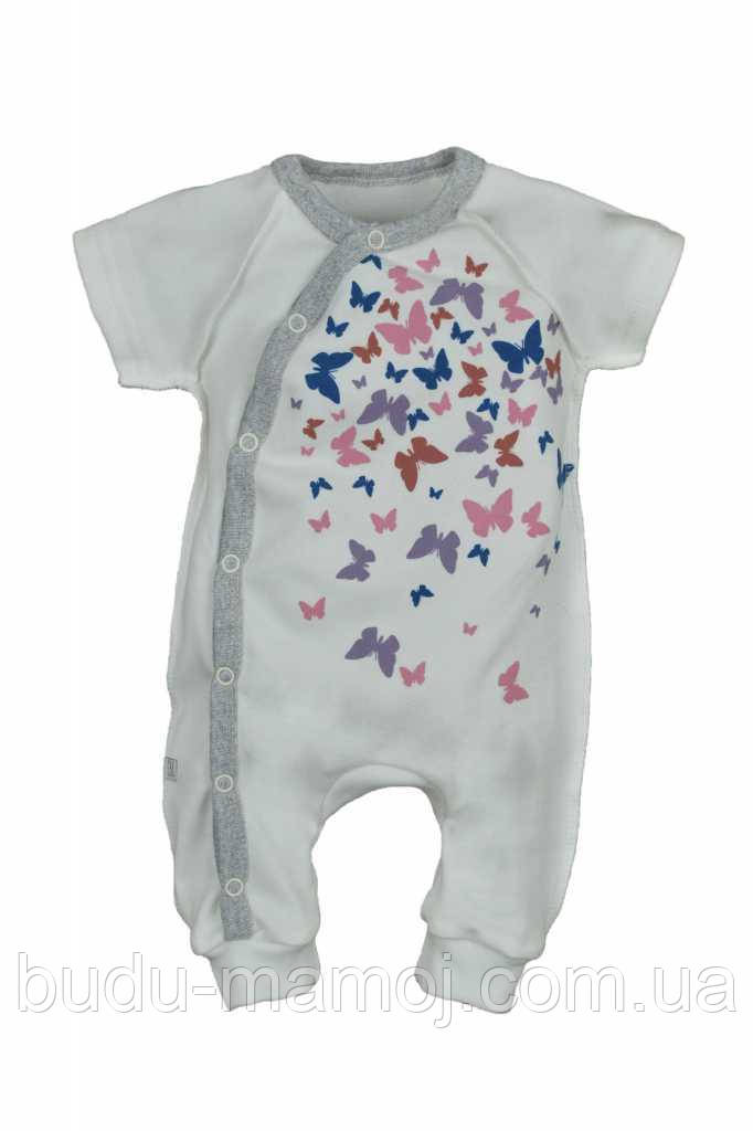Комбінезон літній для новонародженої дівчинки 56 розмір