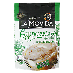 Капучино горіхове Кофедор Ля Мовіда Cafe d`Or La Movida orzechowym 130g 30шт/ящ (Код: 00-00005603)