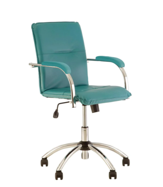 Крісло офісне Samba gtp soft CHR10 V-20 бірюзова (Новий Стиль ТМ)