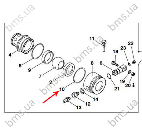 Кільце 54х3.5 сідло вентиля шарового, фото 2