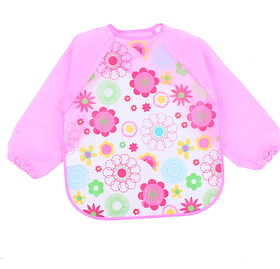 Слинявчик з рукавами для творчості Квіточки без кишені  (02205)